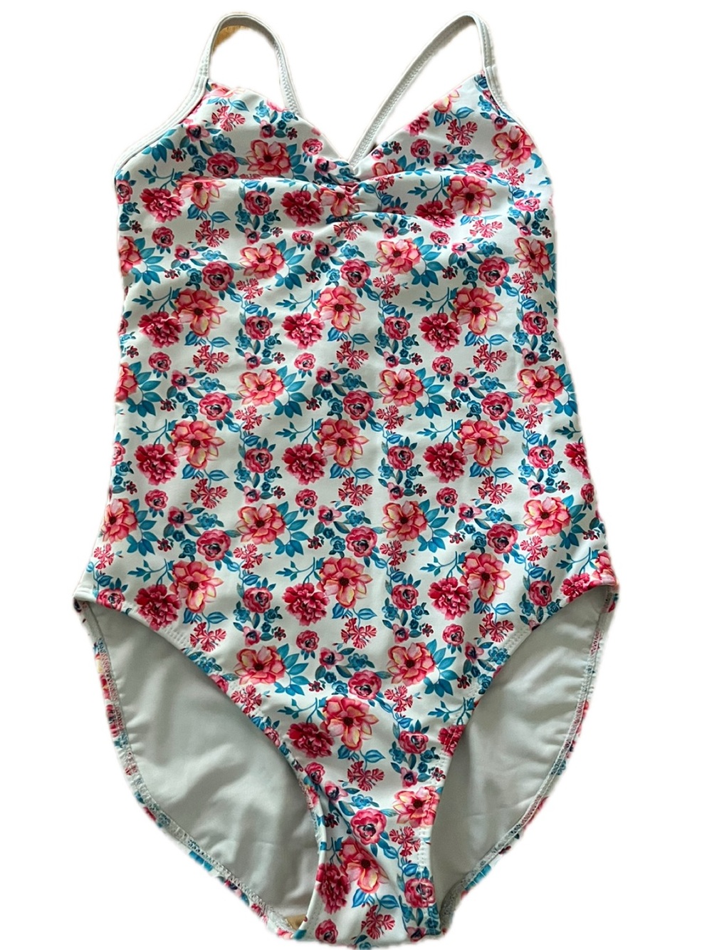 Chic Ballet Dancewear Co Oh La La Floral Cross Back Leotard Child Large CL